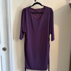 The Limited Deep Purple Dress